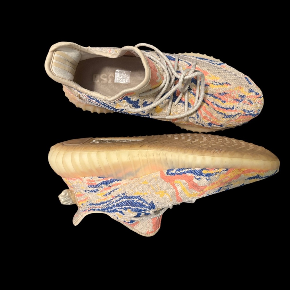 Yeezy Multicolor Knit Sneakers